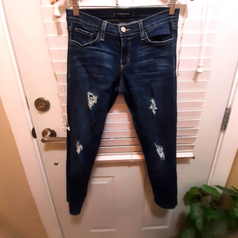 Flying Monkey women Denim  jeans  pants size 28